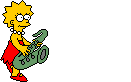 lisa simpson animation