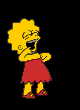 free lisa simpson animation