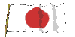 Japanese flag picture animation