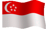 Singapore flag picture animation