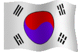 South korea flag picture animation