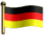 lebhafte deutsche Markierungsfahne