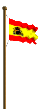 bandera de la animaci�n de Espa�a
